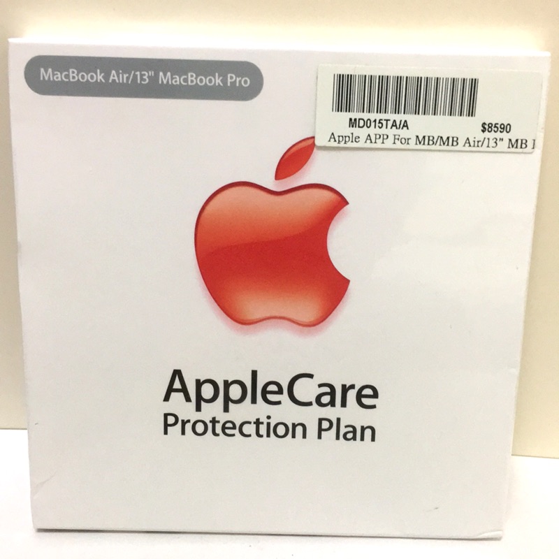 現貨 全新未拆封  Apple Care 延長保固 適用MacBook Air/13" MacBook Pro Apple專賣店購入