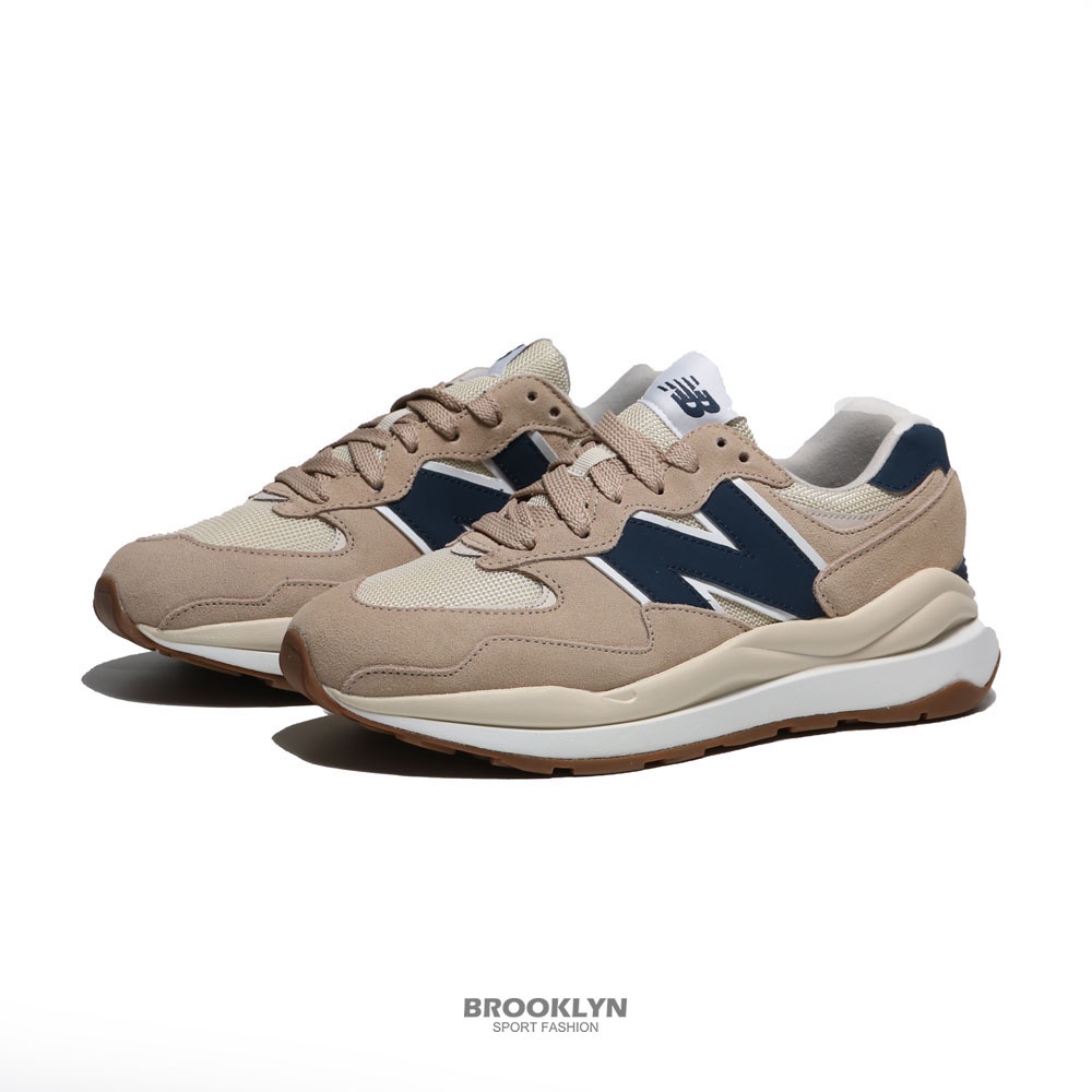 NEW BALANCE 休閒鞋 NB 5740 卡其 藍LOGO 復古 IU 男女  M5740CBB