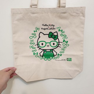 《Cutie Shop》眼鏡市場 × Hello Kitty 帆布手提包