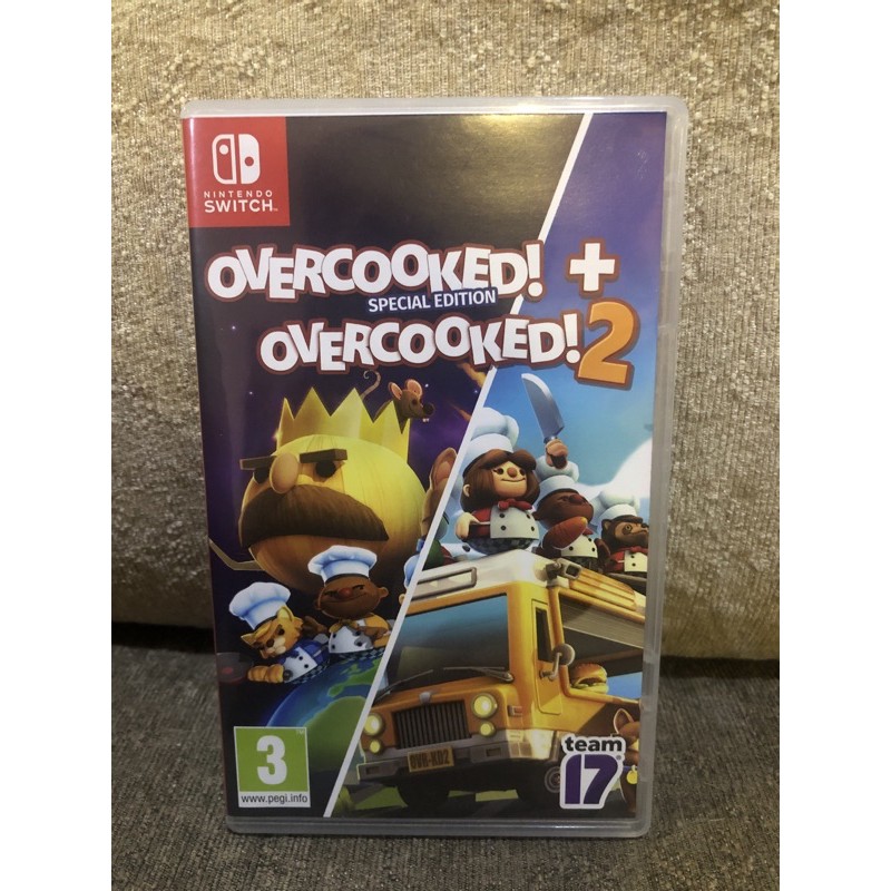 Switch NS 煮過頭 1+2 overcooked!合輯（二手）