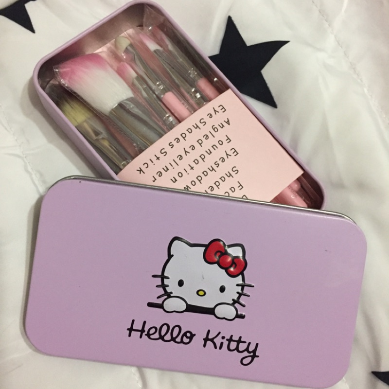 Hello Kitty 粉嫩7件組刷具
