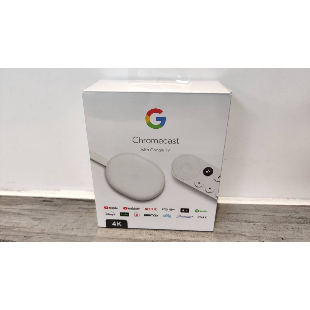 全新 現貨 Google Chromecast with TV 4K 四代 串流媒體播放器 電視棒