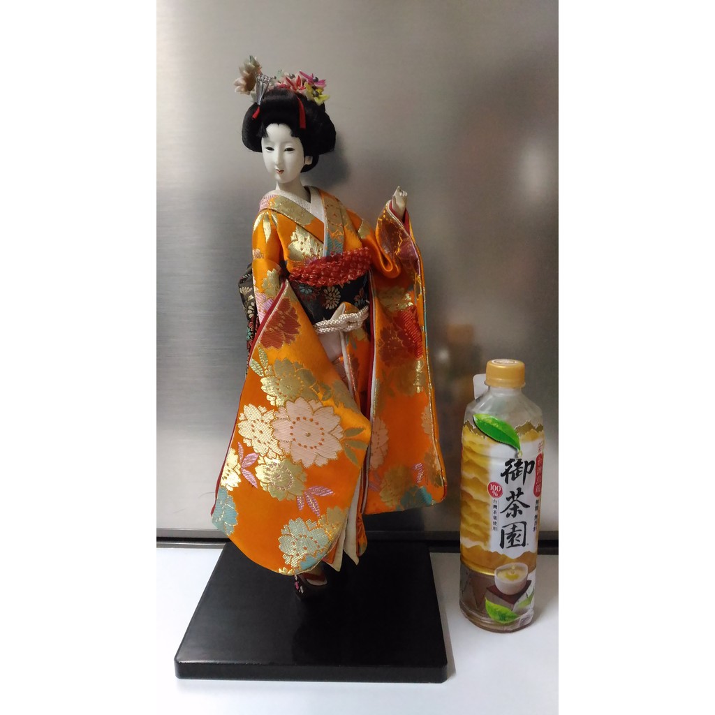 日本藝妓人形 日本藝妓人偶 日本和服藝妓人形 日本和服藝妓人偶 日本和服人形人偶 浮世繪 高46公分