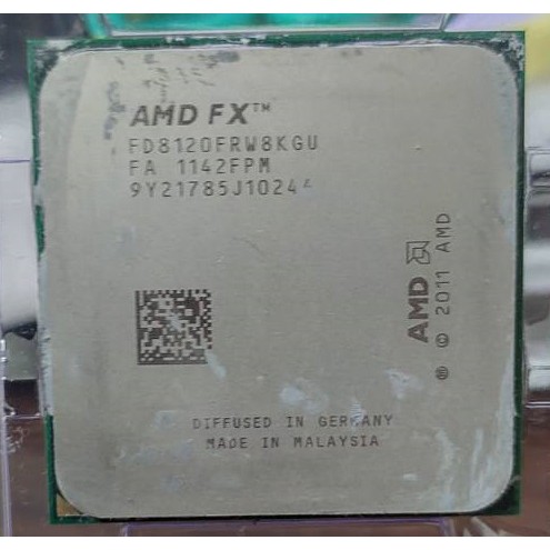 AMD FX-8120八核心處理器CPU AM3+主機板可安裝FD8120FRW8KGU