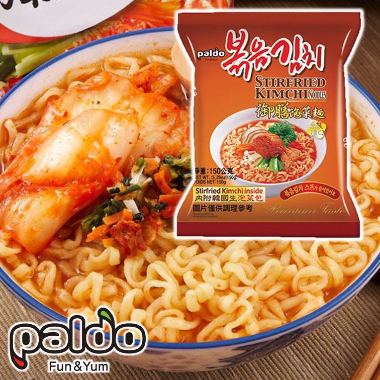 【paldo八道】御膳泡菜麵 內附韓國生泡菜包 150g 單包 韓國進口泡麵