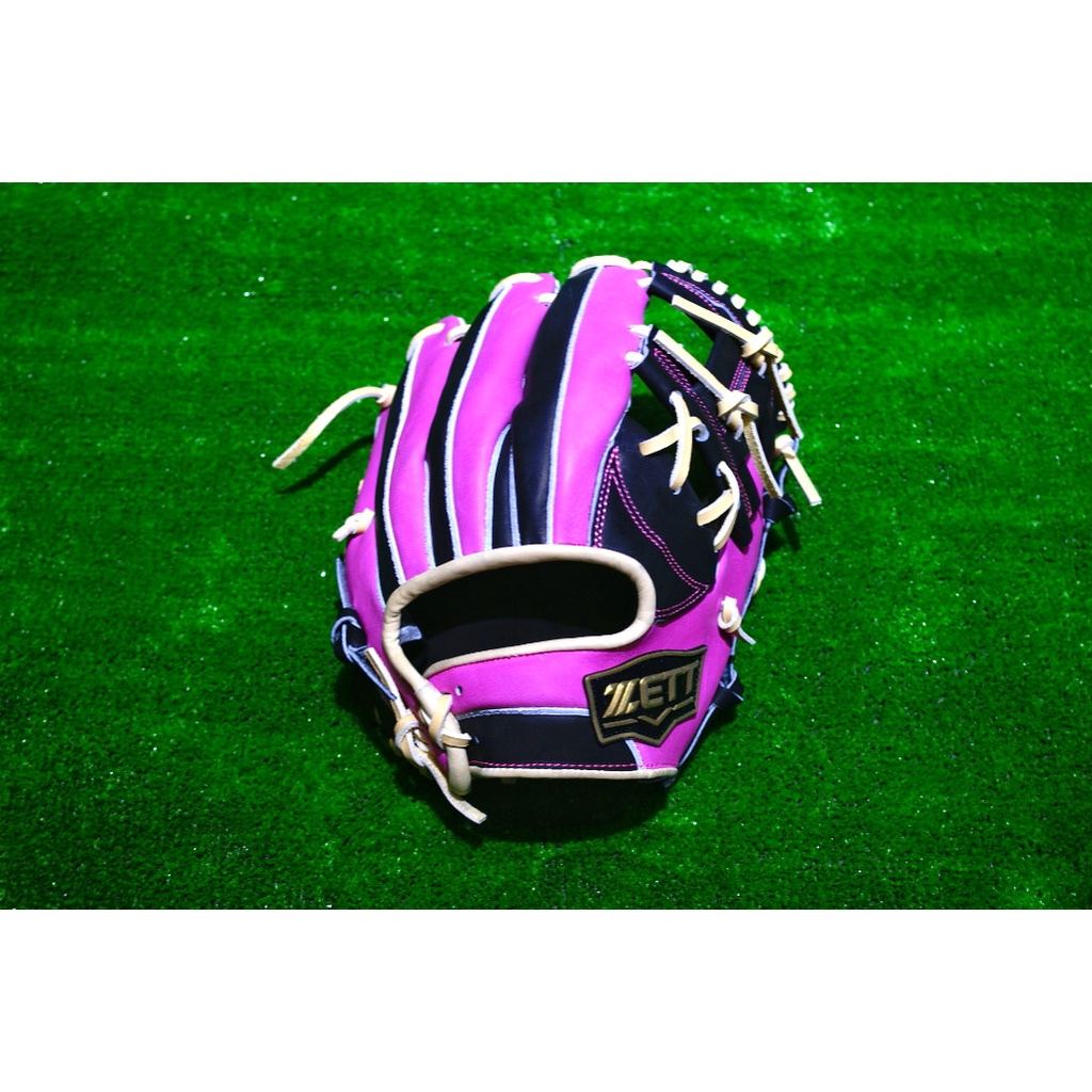 ZETT SPECIAL ORDER 訂製款棒壘球手套特價內野12吋粉黑配色