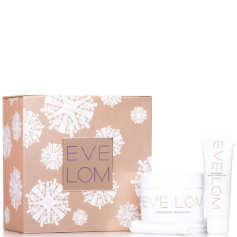 Eve Lom超值聖誕禮盒（卸妝膏200ml+急救面膜50ml+瑪茲林卸妝棉布)