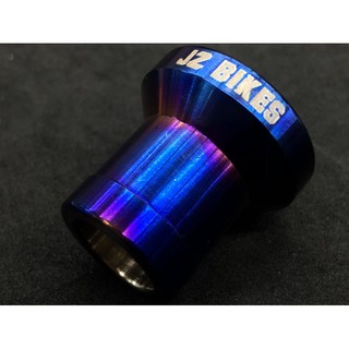 ⭕️現貨24H內出貨免等⭕️ 傑能 白鐵鍍鈦 SUS304 前輪套管 外徑 25mm 內孔12勁戰 FORCE SMAX