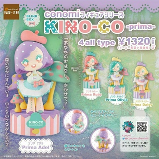 SO-TA conomi KINO-CO-prima-系列公仔盲盒 確認款 日本設計師公仔 香菇妹 設計師玩具 玩具公仔