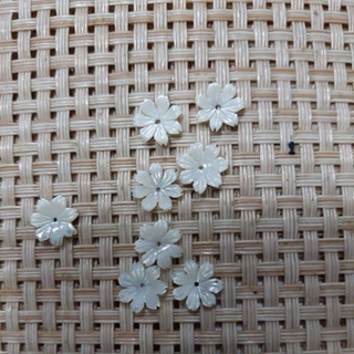 M27白蝶貝殼花DIY髮攢花材料配件一份一個