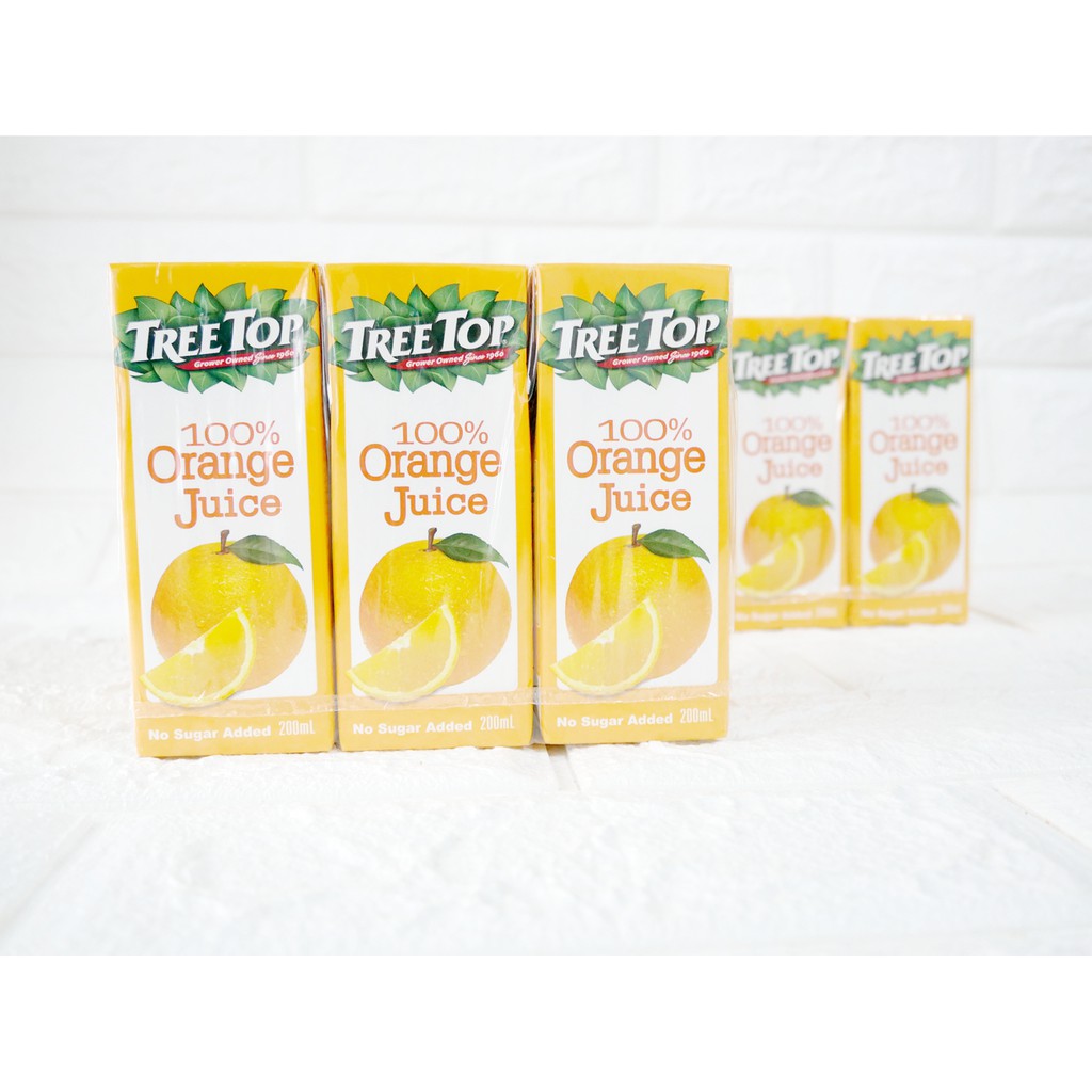 【EV story】200mlX6 TREETOP 樹頂 柳橙汁 100%柳橙汁 100%純柳橙汁 百分之百柳橙汁 果汁