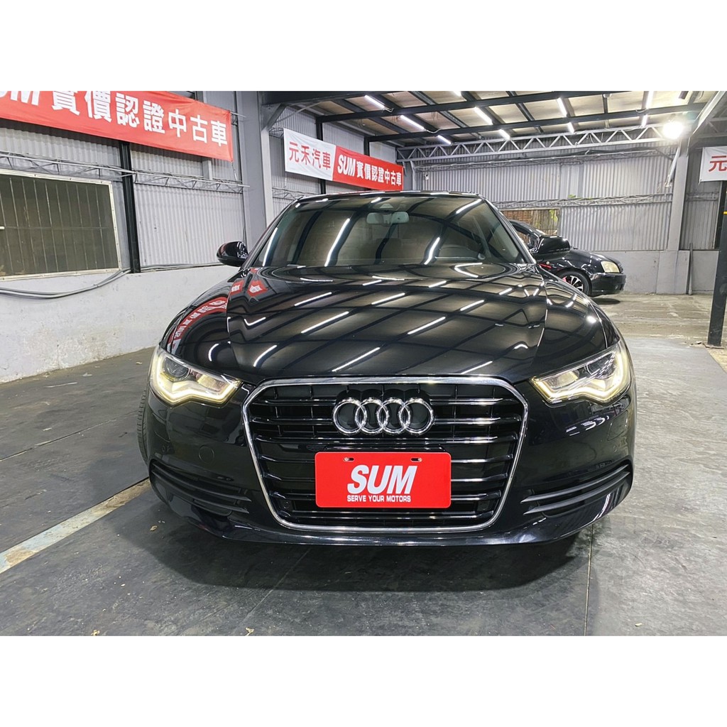 2012年 Audi A6 Sedan 2.0 TFSI超貸 找錢 實車實價 全額貸 一手車 女用車 非自售 里程保證