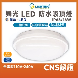 舞光LED 防水吸頂燈 16W LED IP66 防水 防塵 壁燈 室外燈 戶外燈 庭園燈