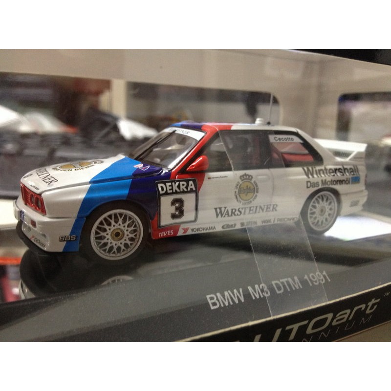 全新 AUTOARTMODELS BMW E30 M3 DTM 1991 #3 汽車模型 1:43