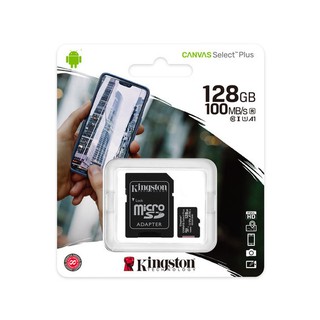 Kingston 金士頓 100MB/s Canvas Select Plus 記憶卡 128G 256G
