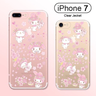 預購 日本原單iPhone 7 plus 櫻花美樂蒂手機殼 軟殼全包