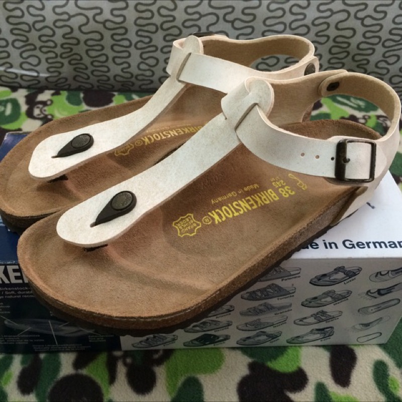 (全新)Birkenstock Kairo 米白涼鞋