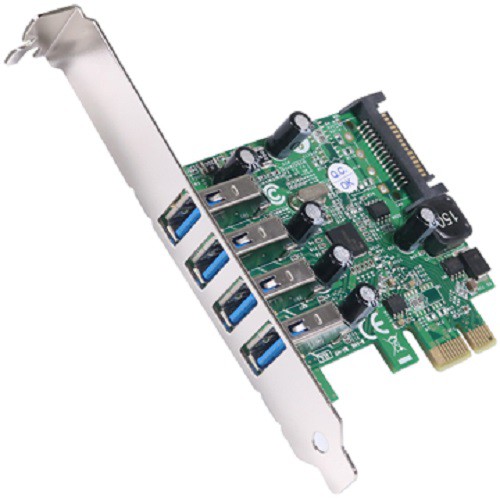 伽利略 PCI-E USB3.0 4埠 擴充卡(Renesas-NEC) PTU304N
