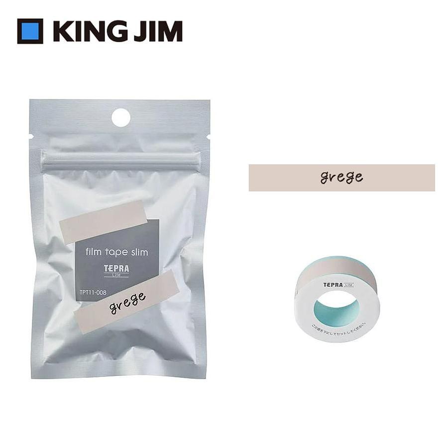 KING JIM TEPRA LITE熱感式標籤薄膜自黏膠帶/ 11mm/ 裸色/ TPT11-008 eslite誠品