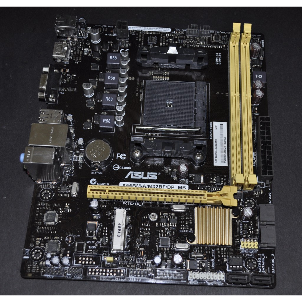 華碩K30BF K31BF M32BF專用主機板 A55BMA/M32BF/DP_MB (FM2+ A55 DDR3) 蝦皮購物