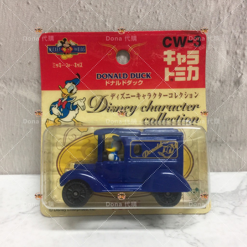 🌸Dona代購🌸日本正版 Tomy Tomica 迪士尼 唐老鴨 復古老爺車 CW-3 多美小汽車 R18 2405