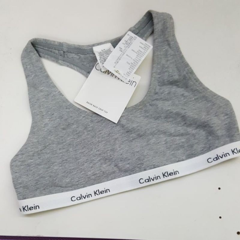 全新~CALVIN KLEIN 灰色運動內衣