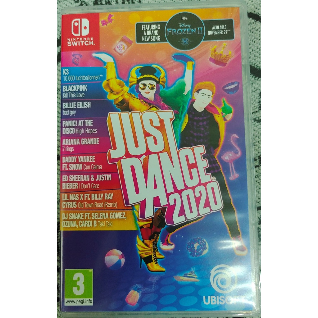 ★便宜賣 二手 近全新 任天堂 Nintendo NS Switch 舞力全開 2020 Just Dance 2020