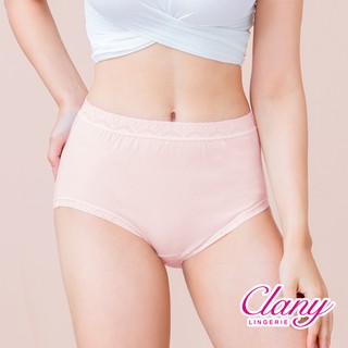 【可蘭霓Clany】 MIT親膚高腰透氣95%棉質 M-2XL/Q內褲 清甜粉 2195-31 包覆 加大尺碼