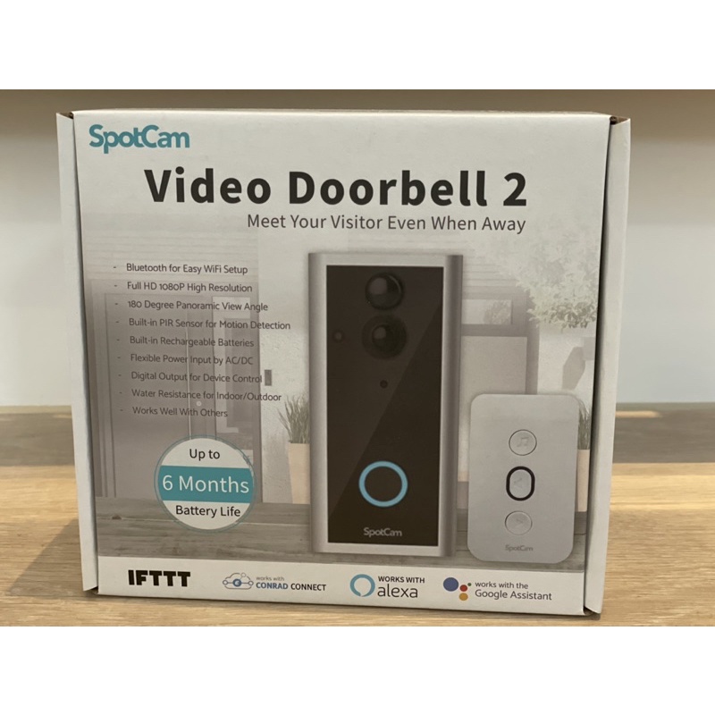 SpotCam Video Doorbell Ring 2 雲端智慧門鈴