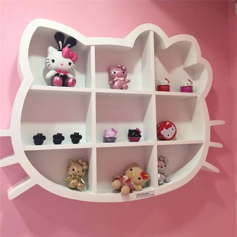 Hello Kitty 超可愛立體造型壁掛 九格櫃 展示櫃 裝飾架 展示架 收納櫃    預購款