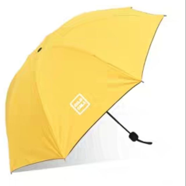 CILOCALA黃色雨傘 米色小零錢包