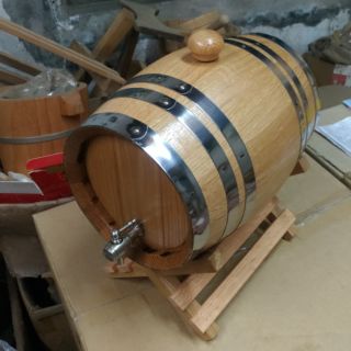 臺灣製作 全新 無內膽 橡木桶 橡木酒桶 儲酒桶 釀酒桶 (8公升)
