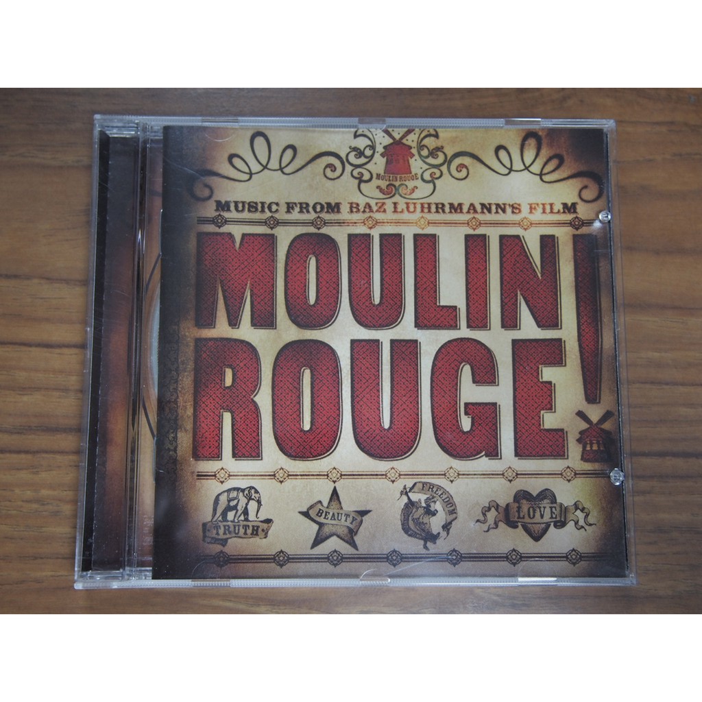 Mwm 二手cd Moulin Rouge 紅磨坊電影原聲帶片況不錯 有ifpi 無歌詞 蝦皮購物
