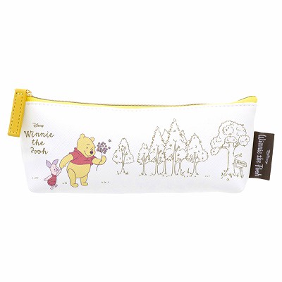 【震撼精品百貨】小熊維尼 Winnie the Pooh ~日本Disney迪士尼 小熊維尼與小豬 筆袋-森林