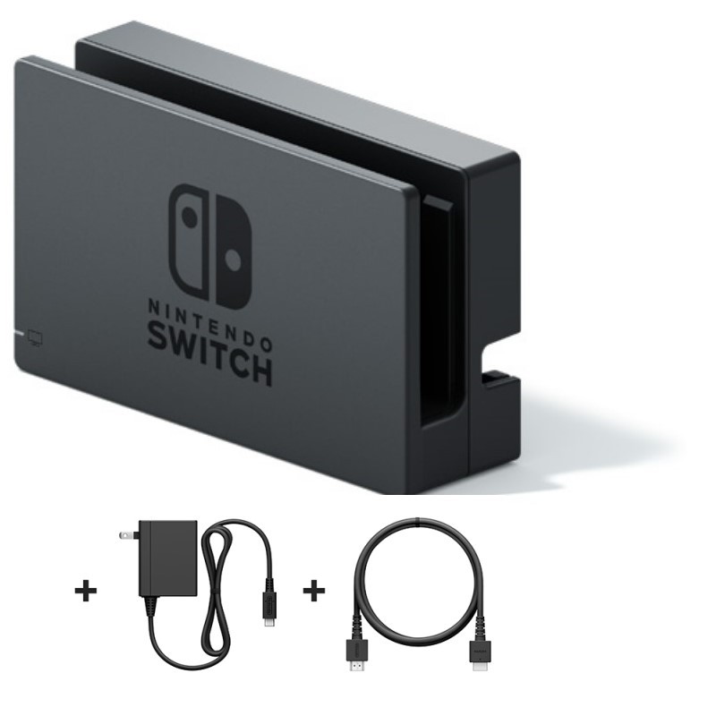 Nintendo Switch 公司貨 原廠主機底座擴充組充電套件底座 變壓器 Hdmi 裸裝新品 台中星光電玩 蝦皮購物