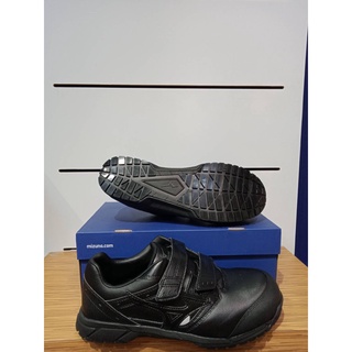 【清大億鴻】(MIZUNO)美津濃安全鞋 CS皮革系列塑鋼頭 防護鞋 工作鞋 (黑色) F1GA201209