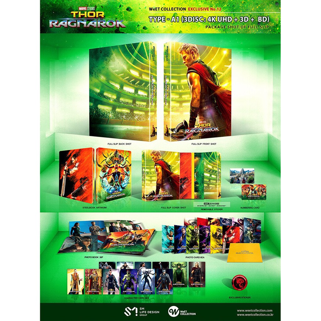 A1鐵盒[藍光先生UHD] 雷神索爾3：諸神黃昏 UHD+3D+BD 三碟版 Thor : Ragnarok