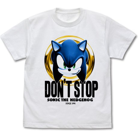 《音速小子》「DON’T STOP」T恤 T-Shirt(白色)