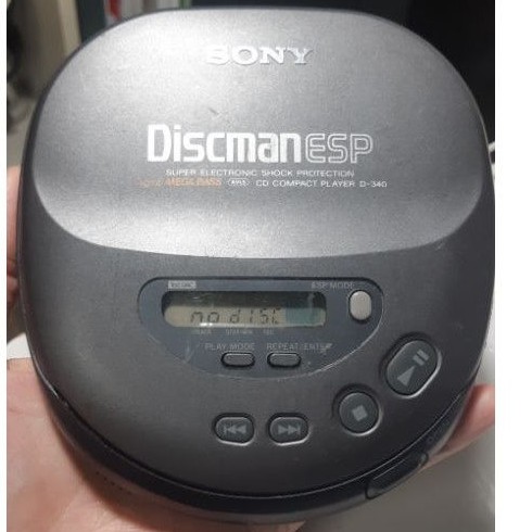 CD隨身聽 免運不用等 Sony Discman ESP D-340 一代銘機 可開機 但顯示no disc