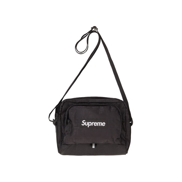 black vinyl crossbody bag