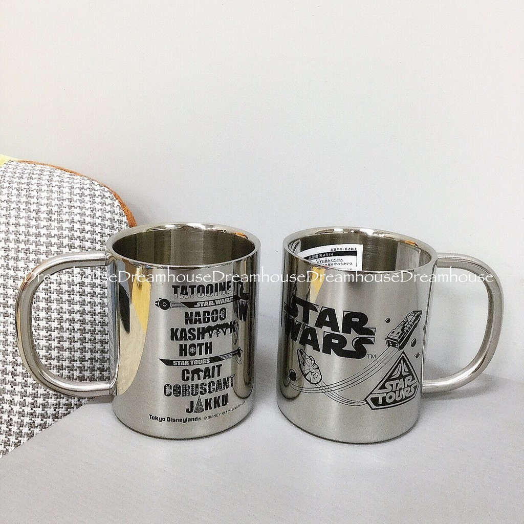 東京迪士尼 星際大戰 star wars 水杯 不鏽鋼杯 鋼杯 杯子 茶杯