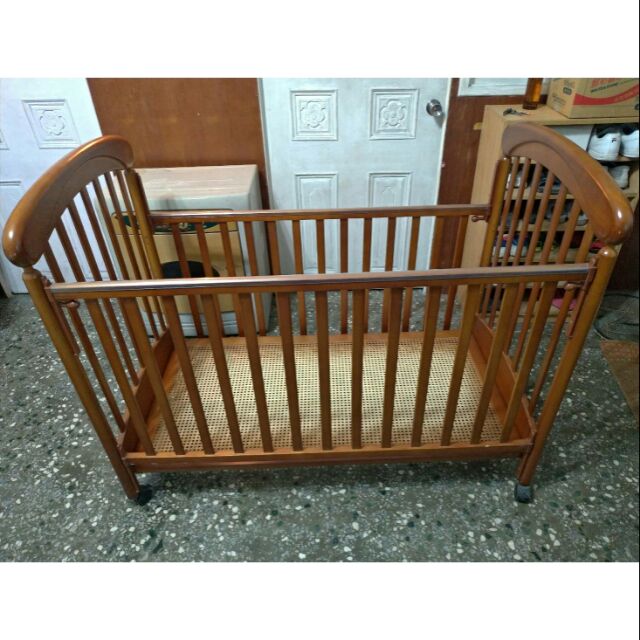 二手嬰兒床/實木嬰兒床/木製嬰兒床/嬰兒遊戲床/木質嬰兒床/大型嬰兒床/滾輪嬰兒床/嬰兒床床板/嬰兒床床墊