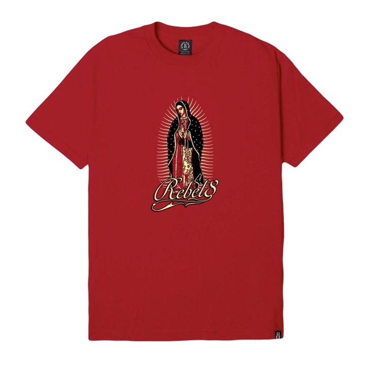 全新 現貨 Rebel8 Guadalupe 聖母瑪麗亞 短tee 老墨 美式 刺青 街頭 嘻哈 滑板 衝浪 騎士