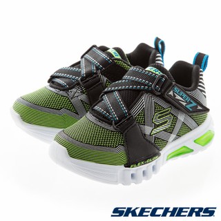 奇星 零碼13cm SKECHERS FLEX-GLOW 小童鞋 童鞋 燈鞋 運動鞋 # 90543NBKLM