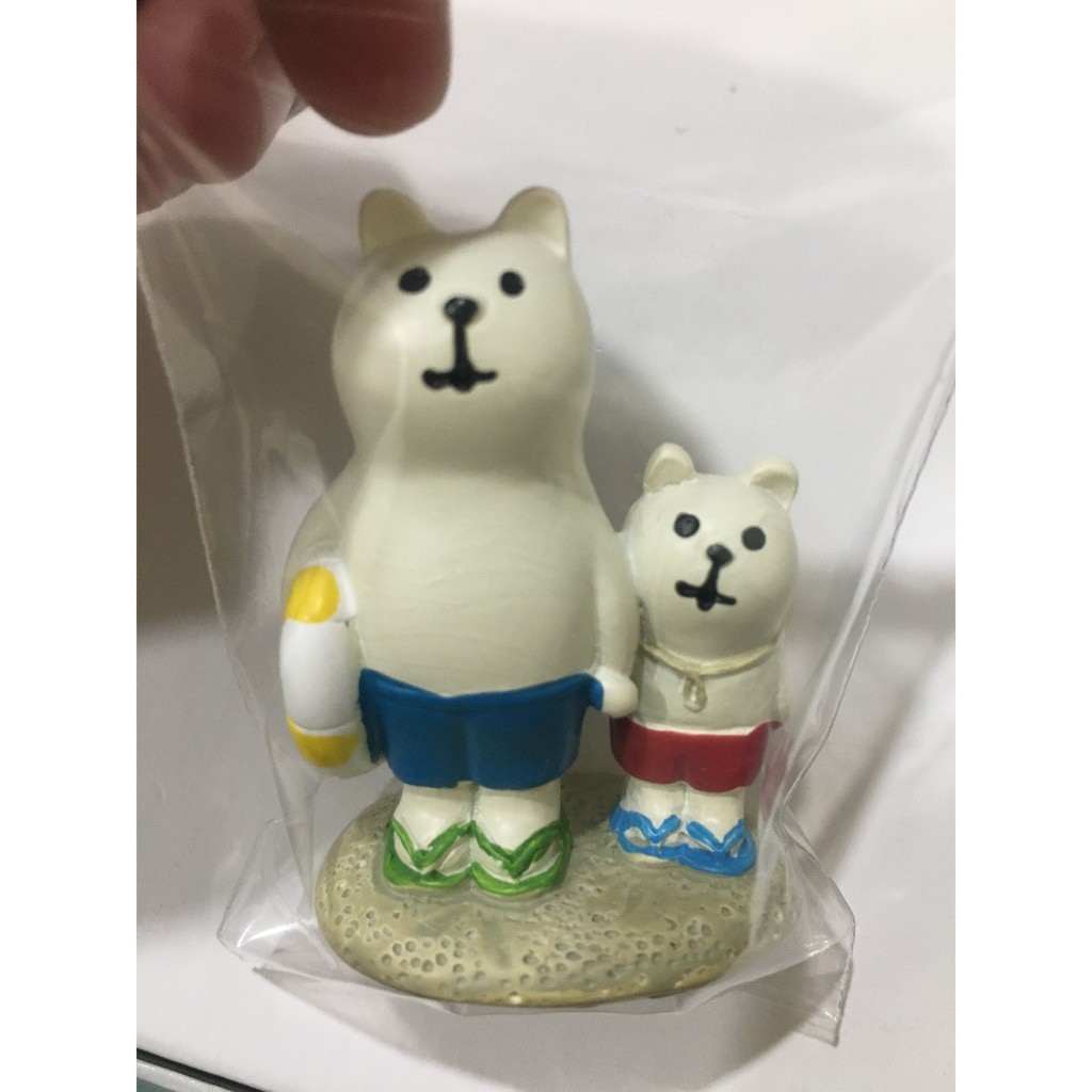 [出清]decole夏威夷母子熊 彩虹冰淇淋聖代熊 鳳梨小熊 小熊喝冰沙 冰淇淋剉冰熊 白熊 公仔