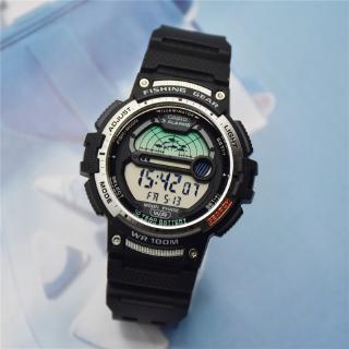 日本卡西歐潮汐月相表學生運動防水釣魚手錶男WS-1200H-1A/2A/3A「寶貝嚴選」
