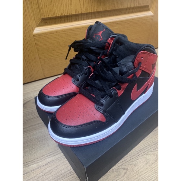 Nike air Jordan 1 mid gs gym red 554725-074 (類dunk）灌籃高手