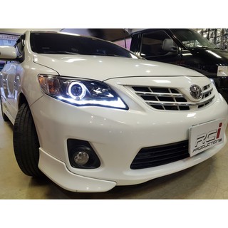 臺灣 SONAR TOYOTA ALTIS 10.5代 日行燈設計 DRL LED 光圈 魚眼大燈組