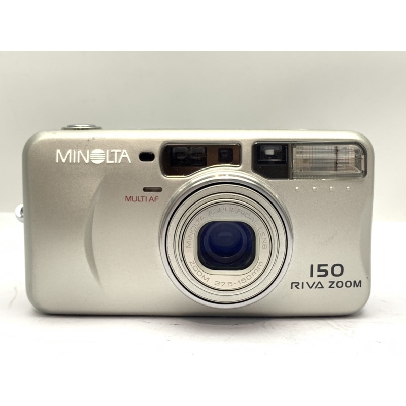 【挖挖庫寶】美樂達 Minolta RIVA ZOOM 150 底片相機 傻瓜相機 135底片 輕便隨身相機 中古良品