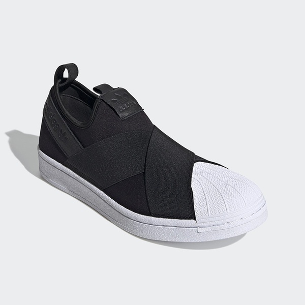 [ROSE] ADIDAS SUPERSTAR SLIP-ON 女鞋 繃帶鞋 休閒 貝殼頭 黑 FW7051